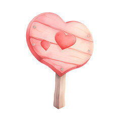 Evoke romance with charming hand-painted watercolor Valentine wooden signs, perfect for adding a heartfelt touch to your decor.