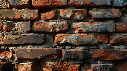 Old grunge brick wall texture background