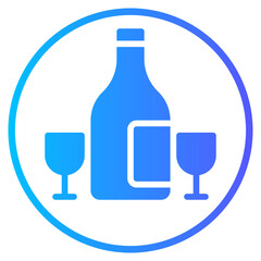 wine gradient icon