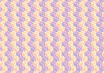 orange purple box seamless pattern background