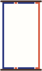 전통 명절 족자 일러스트