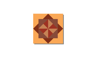 Abstract orange shape with bright colors. can be used as wall decoration and wallpaper, as well as textile motifs