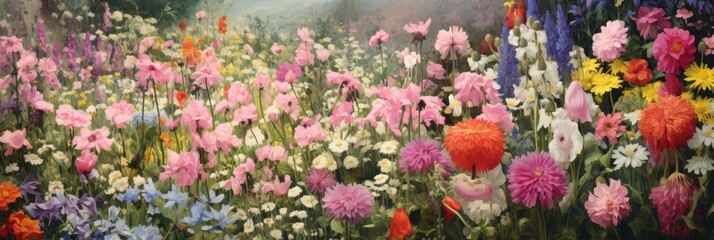 beautiful garden flowers