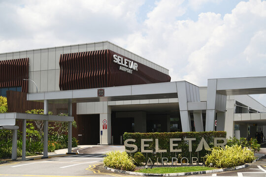 Seletar airport in Singapore