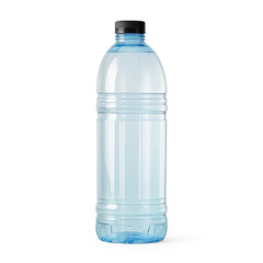 Plastic bottle of mineral water mockup isolate on transparency background png 
