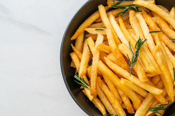 French fries with sour cream and ketchup