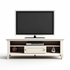 TV stand ivory