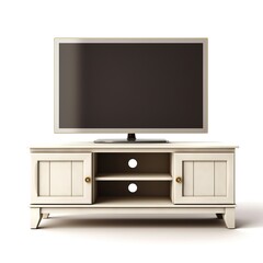 TV stand ivory