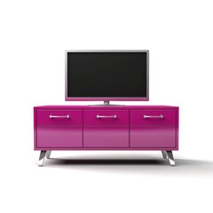 TV stand magenta