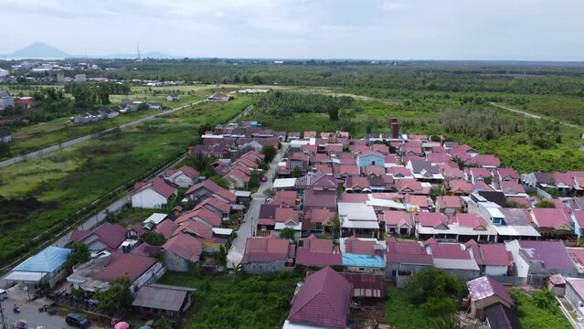 Closely arranged subsidized housing
