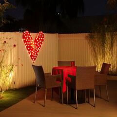 A candlelit dinner for two in a romantic restaurant, valentine’s Day, Valentines Date
