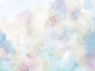 水彩画風木漏れ陽イメージ背景 色彩の滲み模様