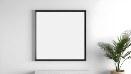 Frame-mockup-poster-on-the-wooden-floor-in-the-corner-of-the-living-room-leaning-on-the-white-wall