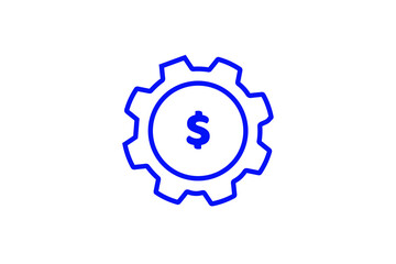 financial options illustration isolated on white. Vector illustration.	
