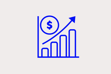 wealth growth illustration. Vector illustration.	
