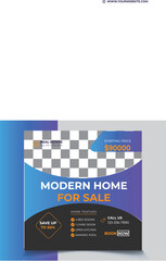 Real Estate Social Media Post Square Web Banner Template