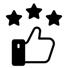 thumb up, good review