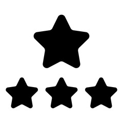 five star rating icon