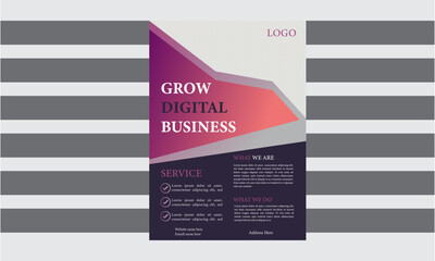 Modern Business Flyer design.