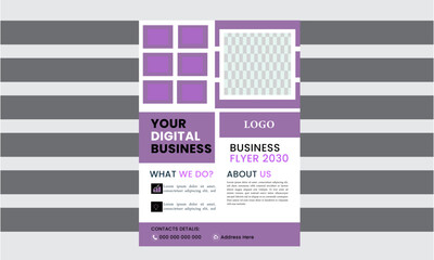 Modern Business Flyer design.