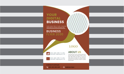Modern Business Flyer design.