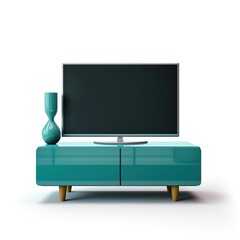 TV stand turquoiseblue