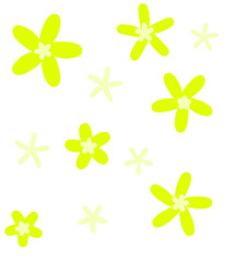 four leaf clover flower pattern