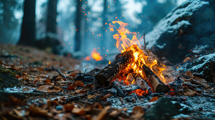 Campfire Flames: Gothic Wilderness