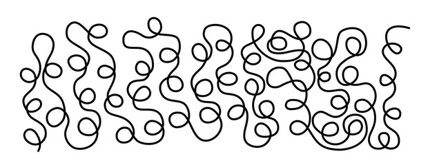 Black and white line doodle pattern. Vector template for doodle style design. Sketch vector hand drawing doodle
