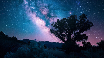 Fototapeta na wymiar The Milky Way in its Full Glory