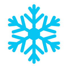 クリスマス、雪、雪の結晶を表すカラースタイルのアイコン