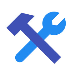 趣味、DIY、ツールを表すカラースタイルのアイコン