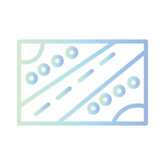 Pattern Shape Abstract Gradient Outline Icon