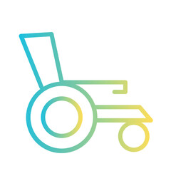 Chair Compact Disabilit Gradient Outline Icon