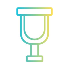 Disabled Help Injury Gradient Outline Icon