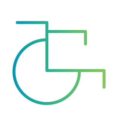 Chair Help Ingury Gradient Outline Icon