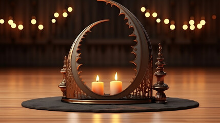 candles in the church