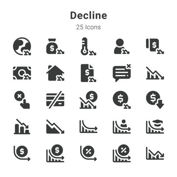 decline icons