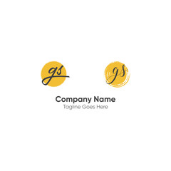 gs letters cool logo design