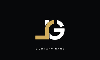 Obraz premium LG, GL, L, G Alphabets Letters Logo Monogram