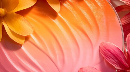 Tropical Sunset Blend  Gradient reminiscent of a tropical sunset paradise