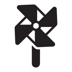 pinwheel glyph icon