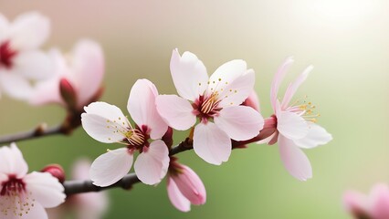 The minimalist enchantment of a single, delicate cherry blossom.
