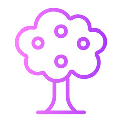 tree gradient icon