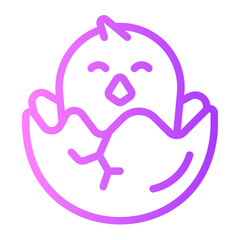 chick gradient icon