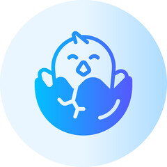 chick gradient icon
