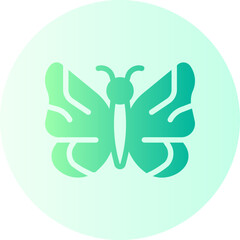 butterfly gradient icon