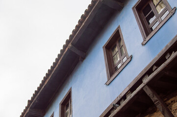 Fototapeta na wymiar historical village, historical place consisting of historical houses made of wood and adobe