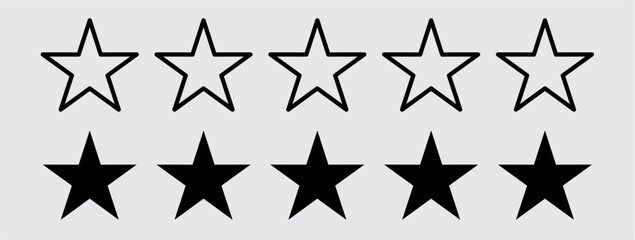 star rating review illustration