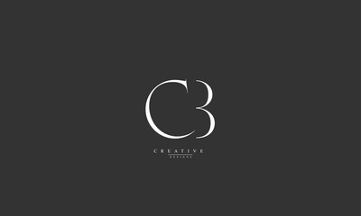Alphabet letters Initials Monogram logo CB BC C B